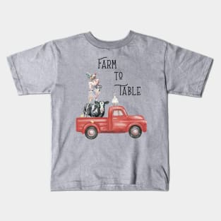 Farm Animal Family B1 Kids T-Shirt